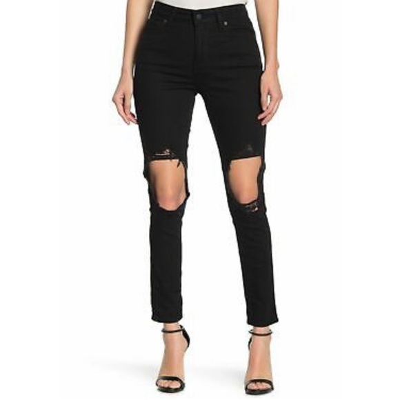 Levi's Denim - NEW Levi’s 721 High Rise Black Distressed Skinny Jeans